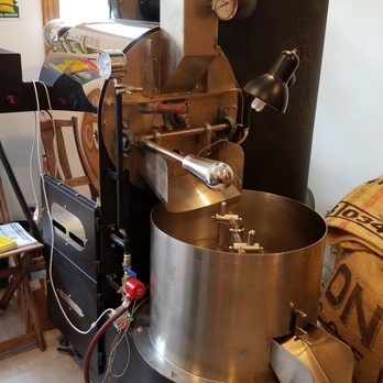 Ephraim Coffee Lab - Roasting machine right in front. - Coffee Roasteries Near Me - Ephraim, Wisconsin