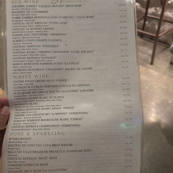 Ammatoli - Wine menu - Mediterranean Near Me - Long Beach, California