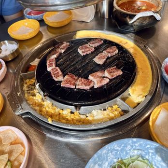Baekjeong - Irvine - The server made us a smiley face :) - Korean Near Me - Irvine, California Baekjeong - Irvine - The server made us a smiley face :) - Korean Near Me - Irvine, California