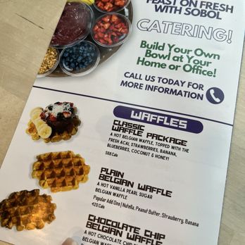 SoBoL - Menu - Acai Bowls Near Me - Astoria, New York