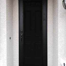 Front door Viewguard security screen Front door Viewguard security screen