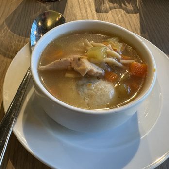 Omnitsky Kosher - Chicken noodle soup with matzah ball. - Delis Near Me - Vancouver, British Columbia Omnitsky Kosher - Chicken noodle soup with matzah ball. - Delis Near Me - Vancouver, British Columbia