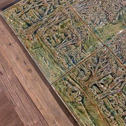 Bantam Tileworks - One of many relief tiles that reflect local landscape