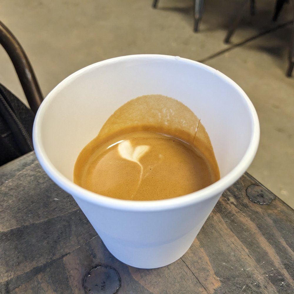 Cortado at Lucky Goat Coffee, Tallahassee Cortado at Lucky Goat Coffee, Tallahassee
