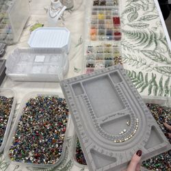 Design 4 U - Millions of beads to choose from at the DIY class held at the store