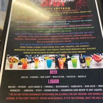 Dona Leti’s - Menu of drinks - Mexican Near Me - Houston, Texas Dona Leti’s - Menu of drinks - Mexican Near Me - Houston, Texas