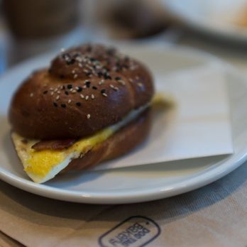 Dog Tag Bakery - Bacon egg and cheese on a roll - Bakeries Near Me - Washington, DC, District of Columbia