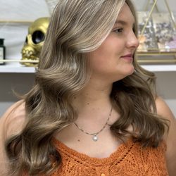 Cortney Farkas - Babylights - partial head placement and styling