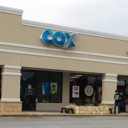 Front of the Cox store Front of the Cox store