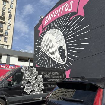 Banditos Bar & Kitchen- Towson - Metered Parking Lot on the side of Restaurant - Tacos Near Me - Towson, Maryland