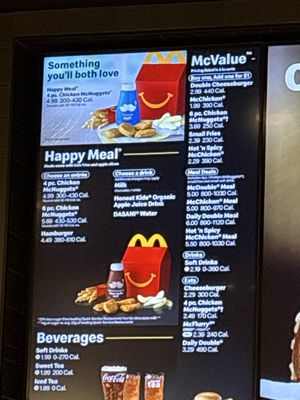 Menu photo 1 McDonald's Slaton, TX Menu photo 1 McDonald's Slaton, TX