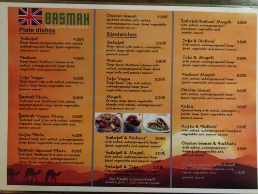 Menu photo 1 Basmah Berlin, BE Menu photo 1 Basmah Berlin, BE