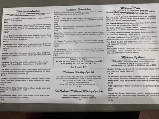 Menu photo 1 Midtown Deli & Grill Wilmington, NC