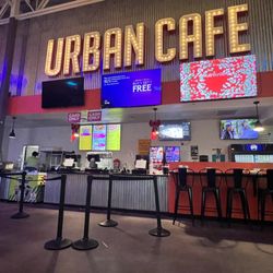 Urban Air Trampoline and Adventure Park - Urban Cafe (pizza, nachos, wings, tenders, etc. + sodas, beer, seltzer, etc)