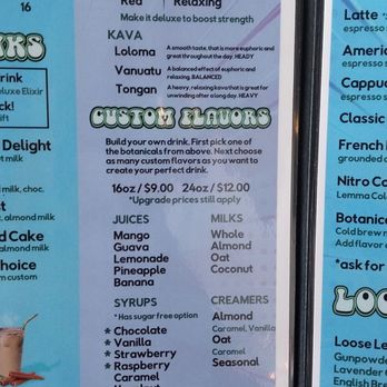 The Kava Bar - Menu - Coffee & Tea Near Me - Fort Worth, Texas The Kava Bar - Menu - Coffee & Tea Near Me - Fort Worth, Texas