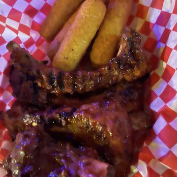 TY's BBQ and Grill - Asian American style BBQ pork ribs. With mozzarella sticks. Sooo Goood! - Barbeque Near Me - Honolulu, Hawaii TY's BBQ and Grill - Asian American style BBQ pork ribs. With mozzarella sticks. Sooo Goood! - Barbeque Near Me - Honolulu, Hawaii