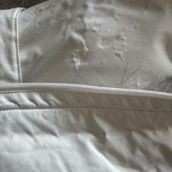 Palms Cleaners - Here is a piece off the hood that did not get "washed" at the dry cleaners. You can clearly see the difference.