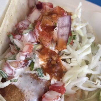 Mariscos El Poder - Taco de pescado - Seafood Near Me - Rosarito, BCN