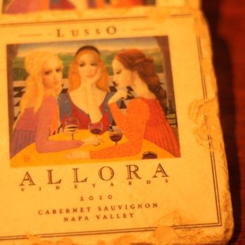 Allora Vineyards - Coaster of MARGARET painting - Wineries Near Me - St. Helena, California Allora Vineyards - Coaster of MARGARET painting - Wineries Near Me - St. Helena, California