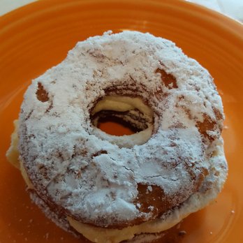 Basque Boulangerie Cafe - Bronut! Basically a cronut filled with some kind of cream. Really good! - Bakeries Near Me - Sonoma, California Basque Boulangerie Cafe - Bronut! Basically a cronut filled with some kind of cream. Really good! - Bakeries Near Me - Sonoma, California