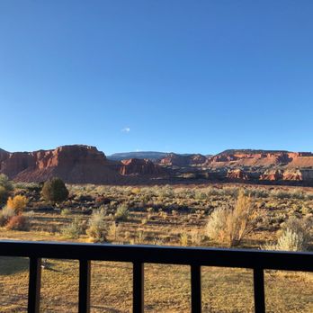 Capitol Reef Resort - View from balcony - Hotels Near Me - Torrey, Utah