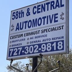 58th and Central Automotive - Marque out front.
