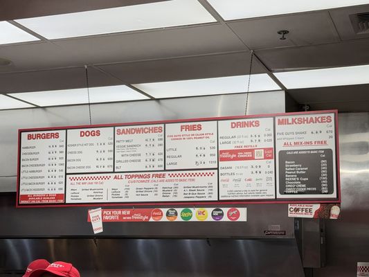 Menu photo 1 Five Guys Renton, WA Menu photo 1 Five Guys Renton, WA