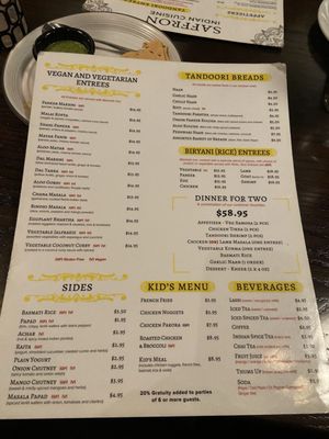 Menu photo 5 Saffron Indian Cuisine Greenville, SC Menu photo 5 Saffron Indian Cuisine Greenville, SC