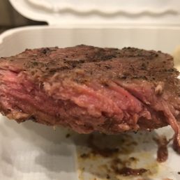Take home food, i dont know what to do with this so called" famous Prime Rib" Take home food, i dont know what to do with this so called" famous Prime Rib"