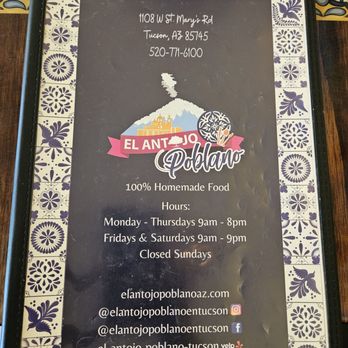 El Antojo Poblano - Menu - Mexican Near Me - Tucson, Arizona El Antojo Poblano - Menu - Mexican Near Me - Tucson, Arizona