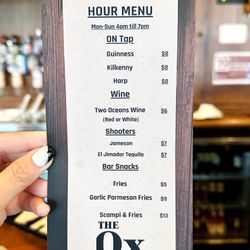 Happy Hour Menu