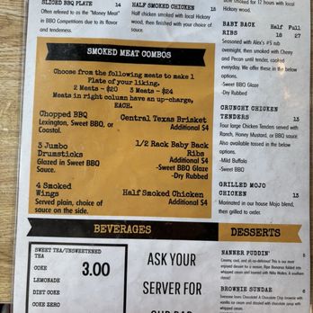 Boulevard Barbeque - Menu - Barbeque Near Me - Morganton, North Carolina