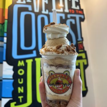 Jeremiah's Italian Ice - Pumpkin pie Gelati with vanilla ice cream, layered with the biscoff cookie crumbles - Desserts Near Me - Mount Juliet, Tennessee Jeremiah's Italian Ice - Pumpkin pie Gelati with vanilla ice cream, layered with the biscoff cookie crumbles - Desserts Near Me - Mount Juliet, Tennessee