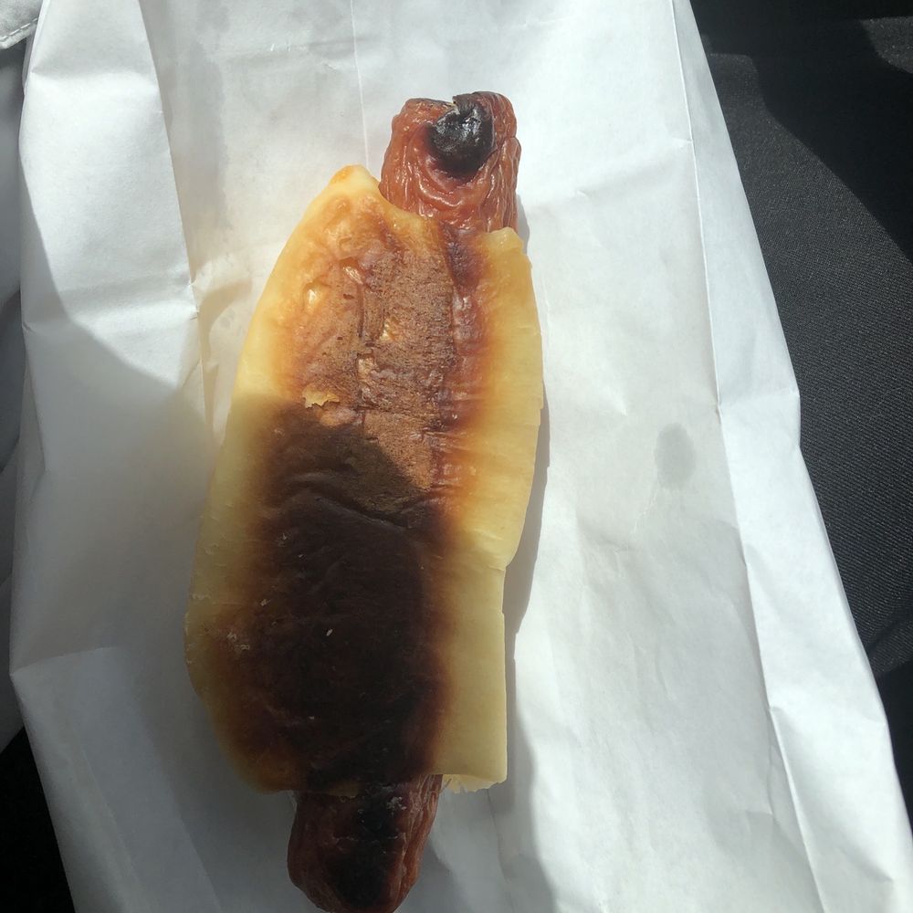 Shriveled up old sausage roll.