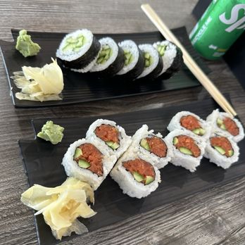 Tomo Sushi & Ramen - 7. Spicy Tuna Roll 14. Cucumber Roll - Japanese Near Me - Torrance, California Tomo Sushi & Ramen - 7. Spicy Tuna Roll 14. Cucumber Roll - Japanese Near Me - Torrance, California