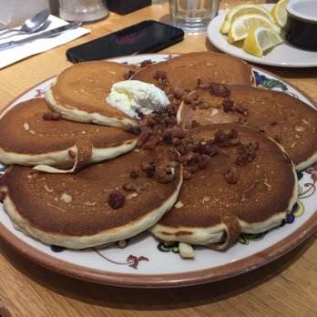 Oak Table Cafe - Bacon pancakes. Very good! - New American Near Me - Silverdale, Washington