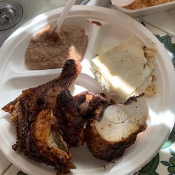 Pollo Asado - a plate of food on a table - Mexican Near Me - Santa Fe, New Mexico