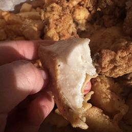 Orange roughy, perfectly cooked and moist.