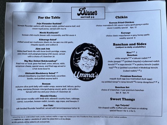 Umma's by null
