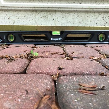 Cornerstone Landscaping - Terri said the reason my patio was sinking was that my house settled. Clearly..... - Landscaping Near Me Cornerstone Landscaping - Terri said the reason my patio was sinking was that my house settled. Clearly..... - Landscaping Near Me