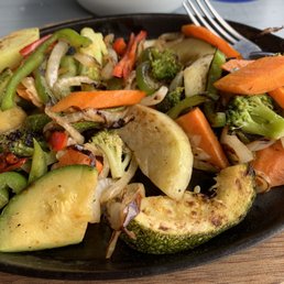 Veggies fajitas. Zero flavor.