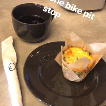 Odie's - a plate with a muffin and a cup of coffee - Salad Near Me - Chillicothe, Illinois