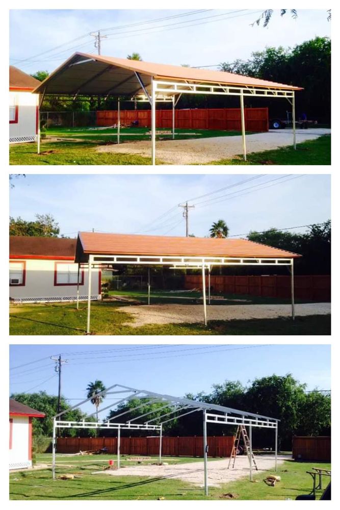 Slide of JC Benz Carports