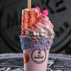 The Market Milkshake Bar - Strawberry milkshake