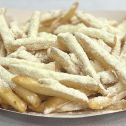 Don Chicken - *Cheese Snowing French Fries*  New Korean style french fries . Snow powder is very yummy everyone  Love it
