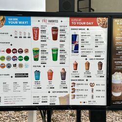 FiiZ Drinks - Menu