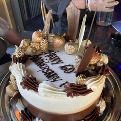 Blue Martini - 60th Wedding Anniversary Cake