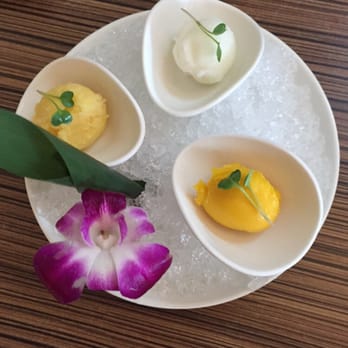 Hachi - I named Thai mango sorbet as a Honeymoon. Try it when it's still available - Sushi Bars Near Me - Chalfont, Pennsylvania