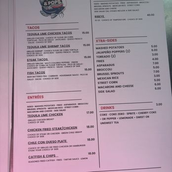 Mom & Pops - Menu - Beer Bar Near Me - Marietta, Oklahoma Mom & Pops - Menu - Beer Bar Near Me - Marietta, Oklahoma