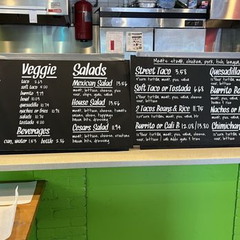Taco Kabana - Menu as of 10/17/24 - Mexican Near Me - Honolulu, Hawaii